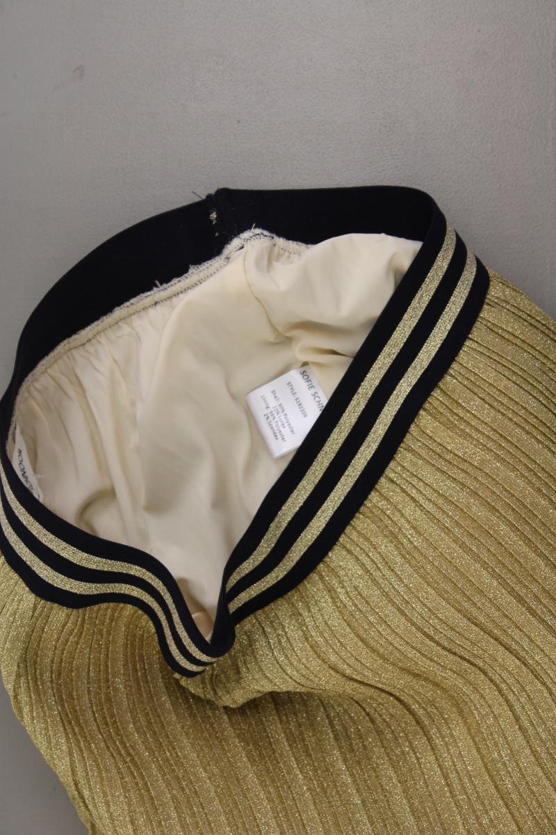 sofie schnoor Stretchrock Gr. S neuwertig mit Glitzer gold aus Polyester