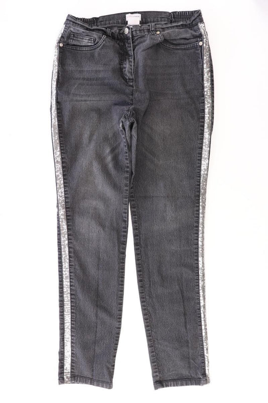 MiaModa Jeans Gr. 42 schwarz aus Baumwolle