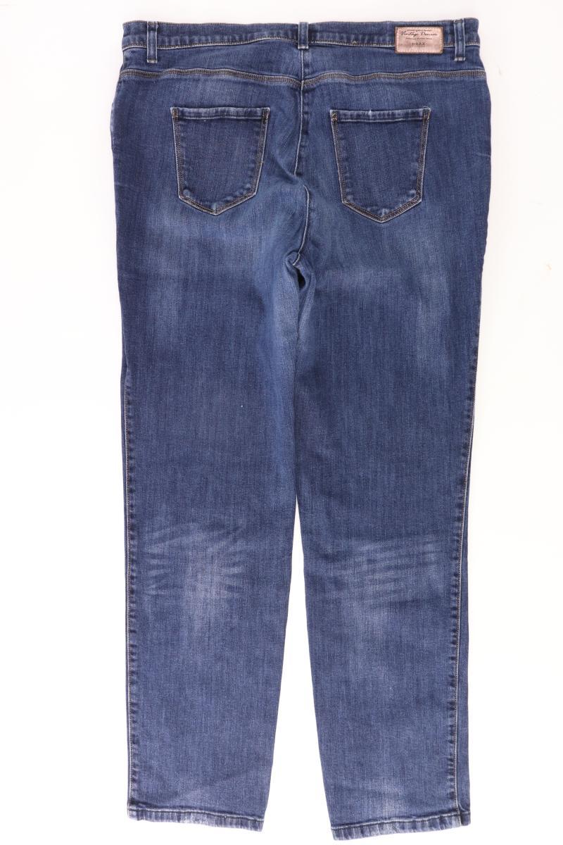 Brax Straight Jeans Gr. Kurzgröße 42 blau aus Baumwolle
