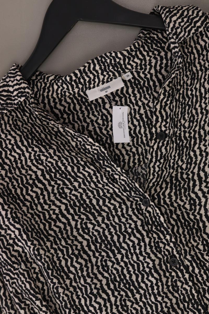 Minimum Maxikleid Gr. 38 3/4 Ärmel schwarz aus Viskose