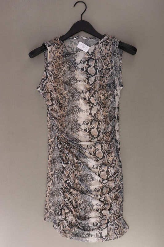 Stradivarius Schlauchkleid Gr. L Ärmellos creme aus Polyester