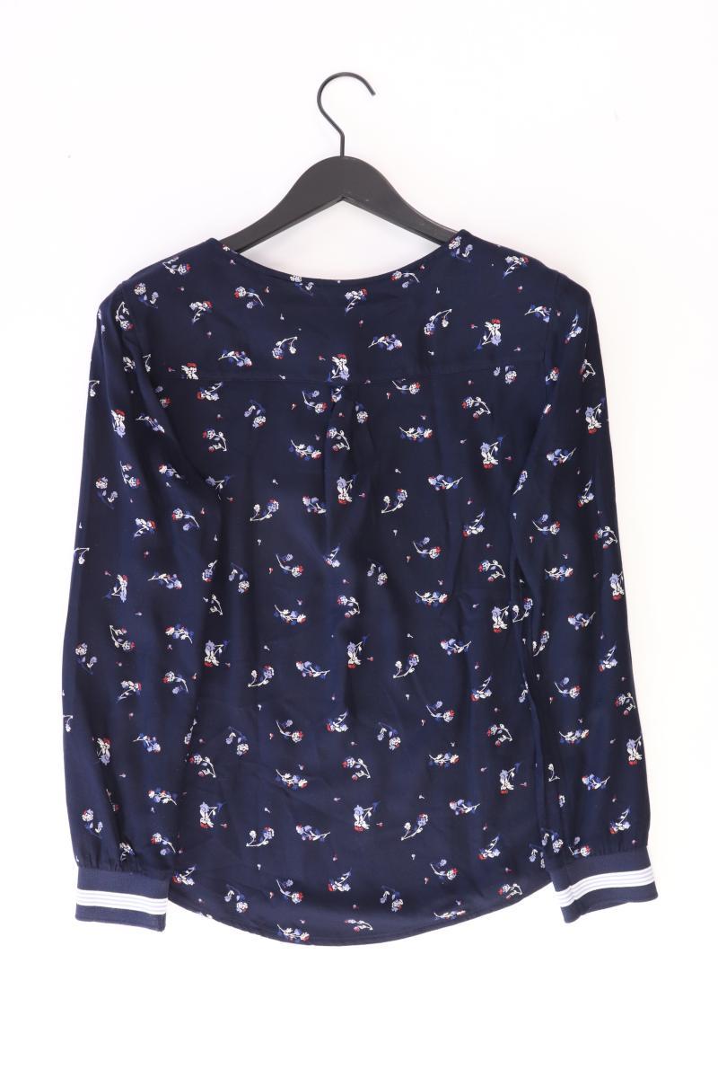 Street One Langarmbluse Gr. 36 mit Blumenmuster blau aus Viskose