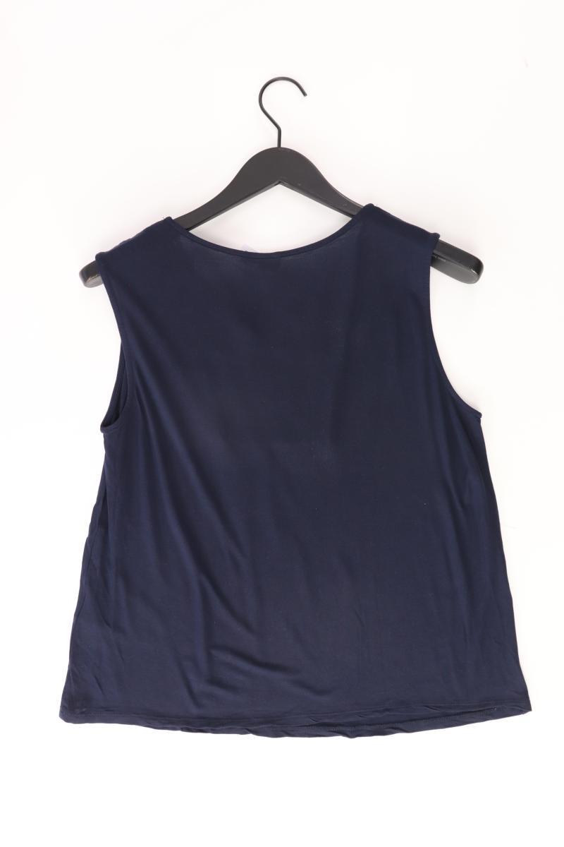 Only Bluse Gr. L Ärmellos blau aus Viskose