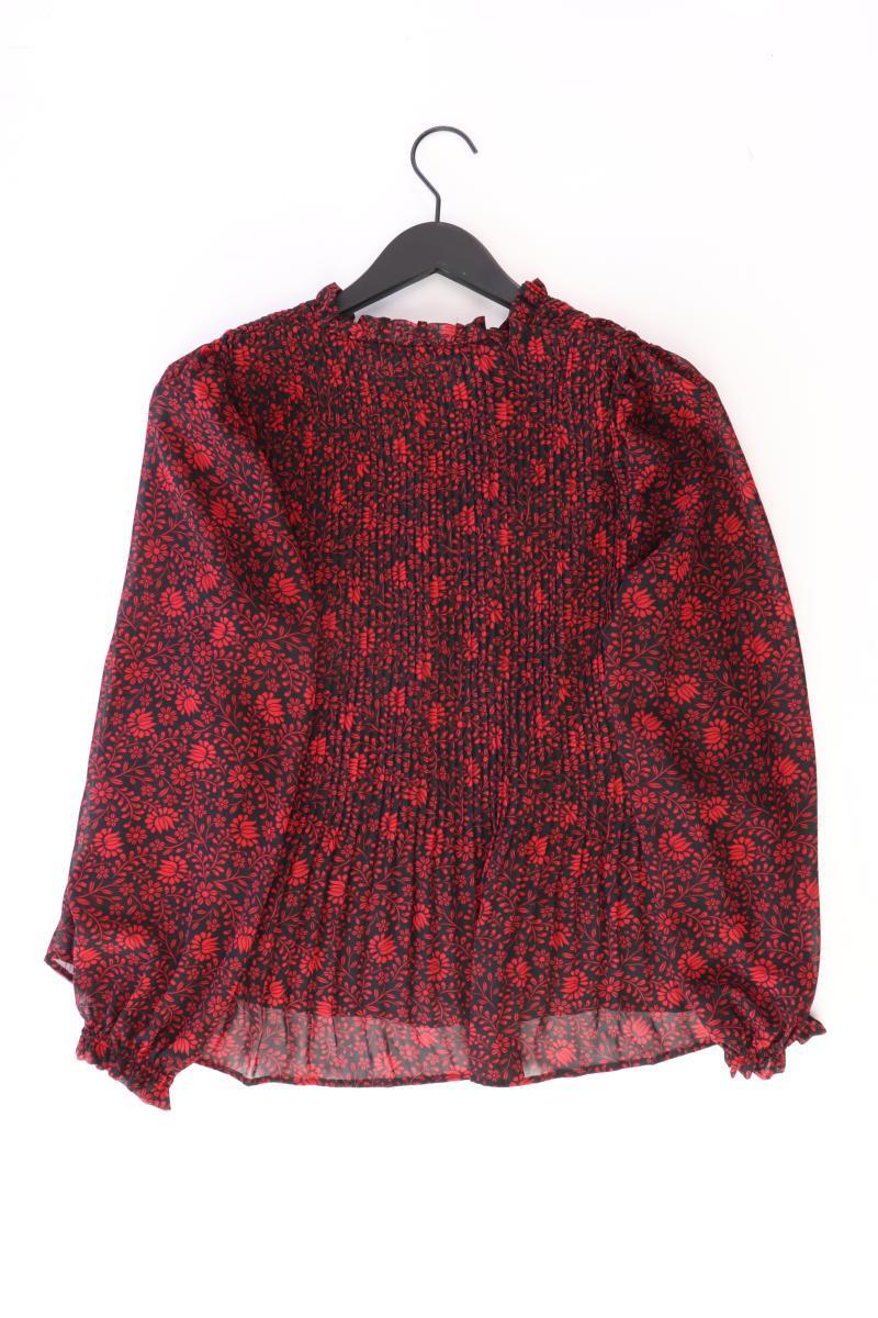 Mango Langarmbluse Gr. M rot aus Polyester