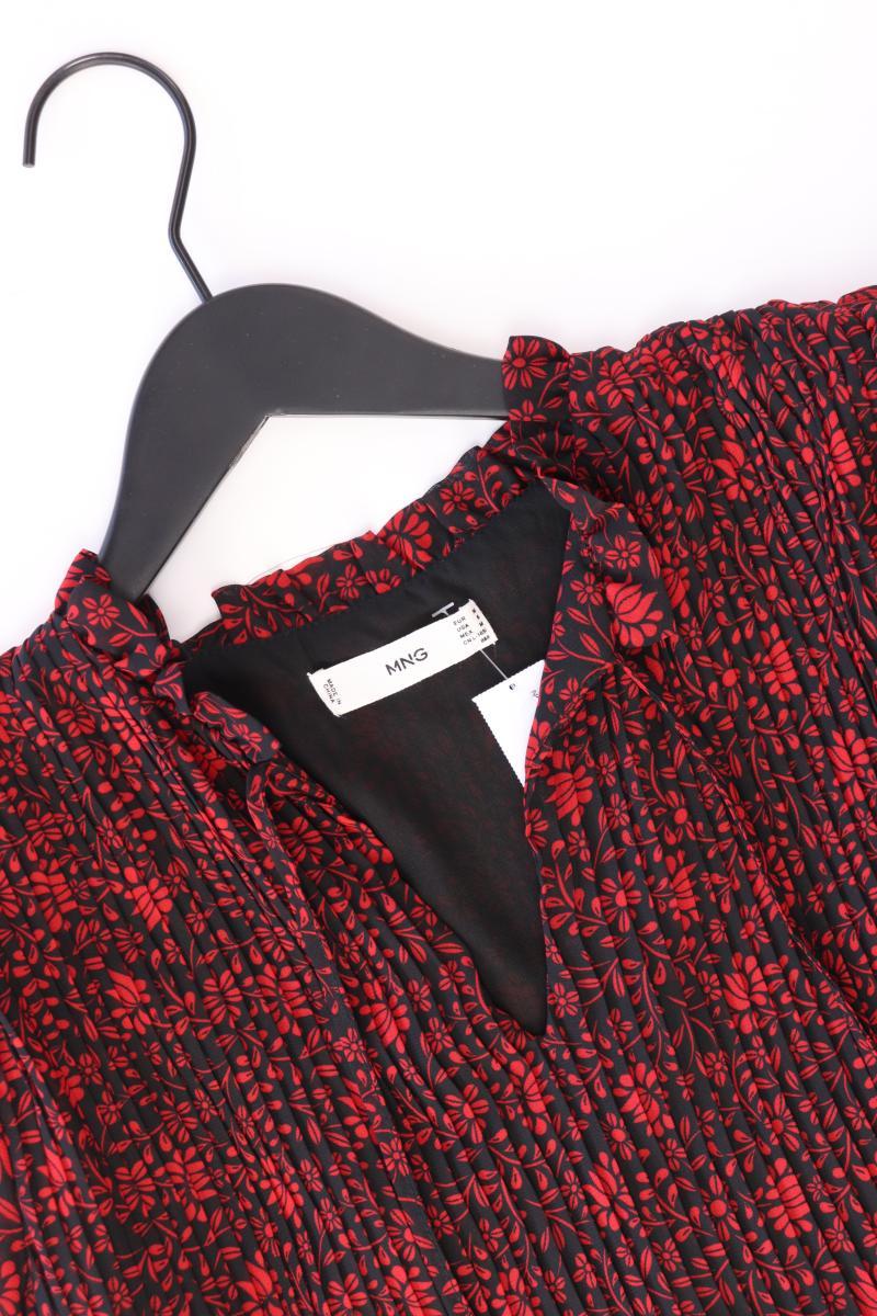 Mango Langarmbluse Gr. M rot aus Polyester