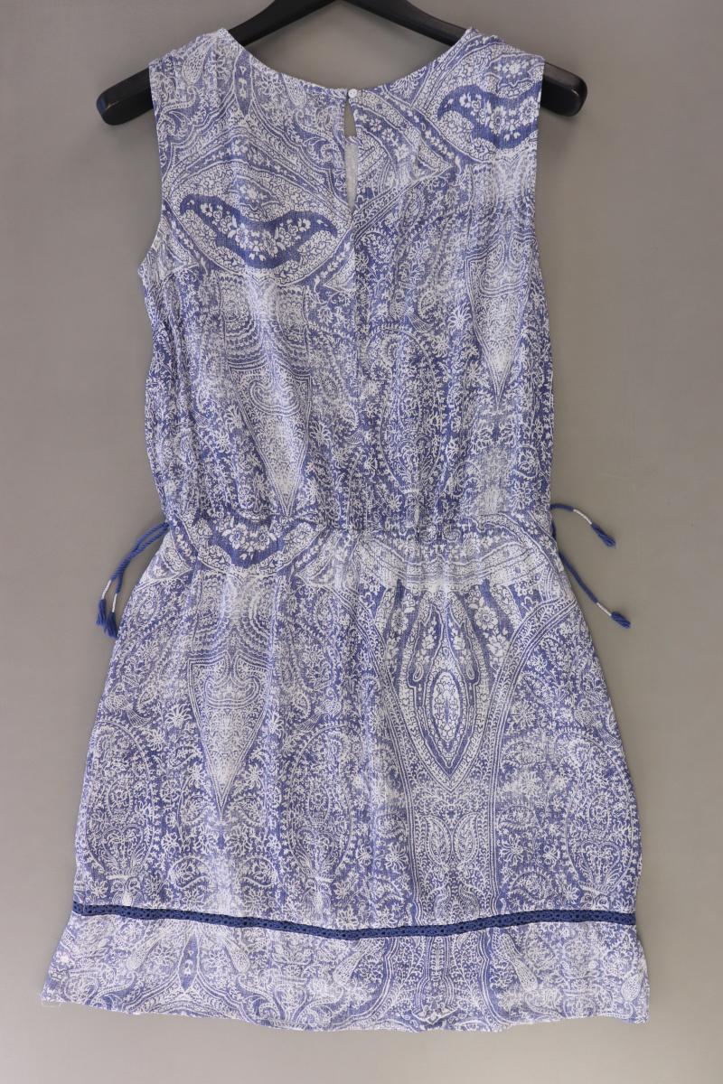 Esprit Midikleid Gr. 38 Ärmellos blau aus Viskose