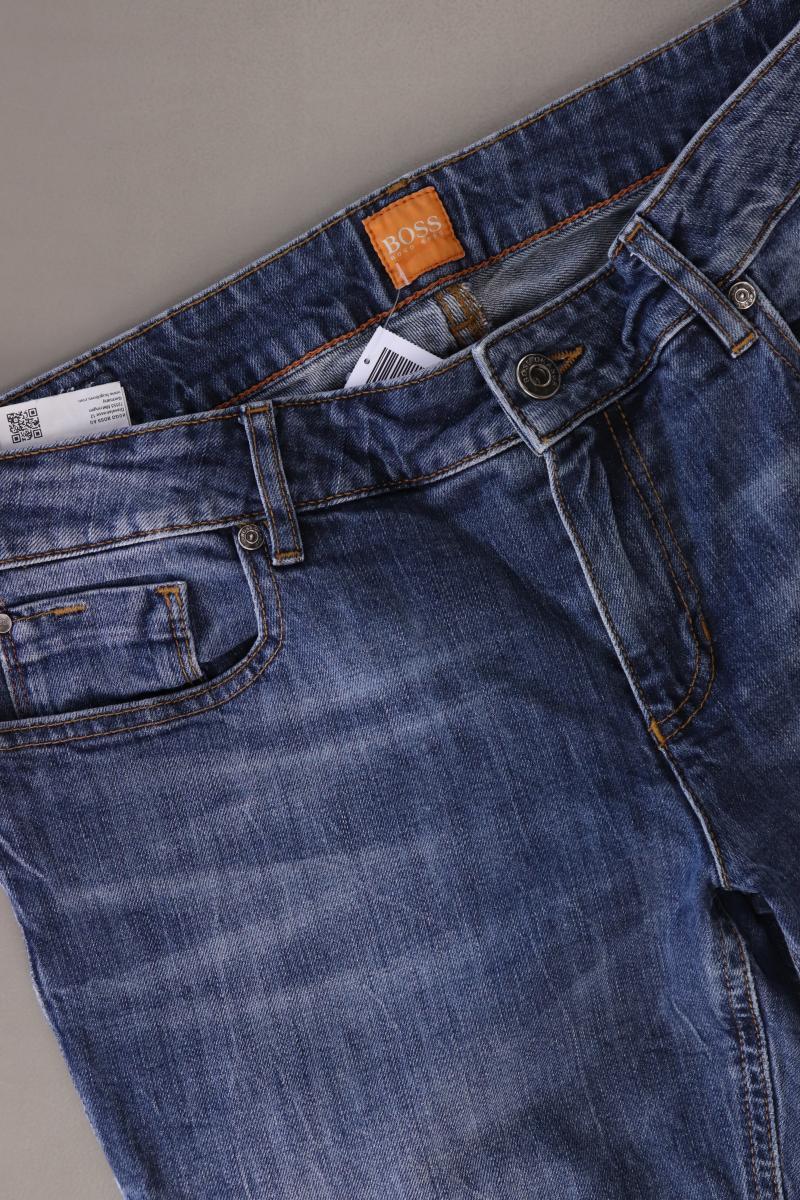 BOSS Orange Straight Jeans Gr. W31/L32 blau aus Baumwolle