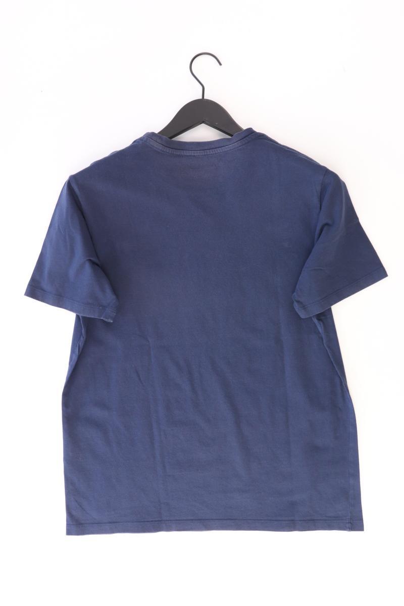 Levi's Printshirt für Herren Gr. M Kurzarm blau aus Baumwolle