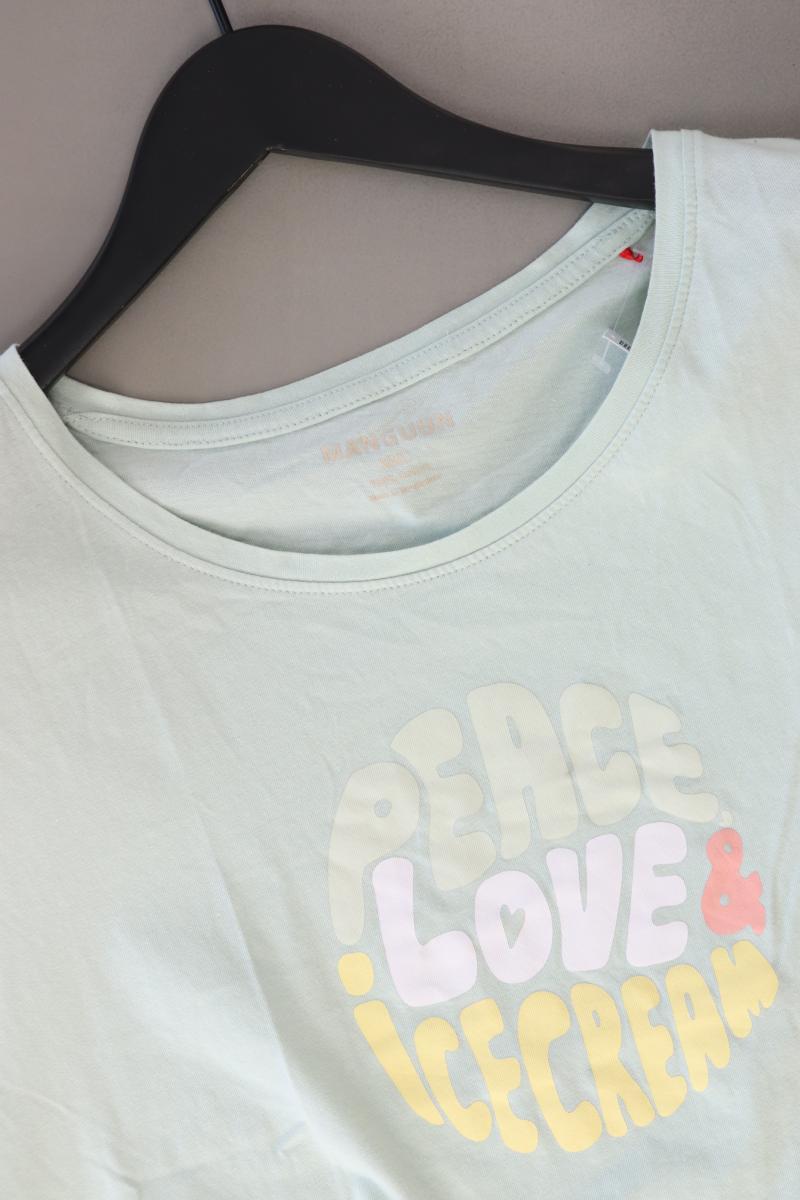 Manguun T-Shirt Gr. XXL Kurzarm türkis aus Baumwolle