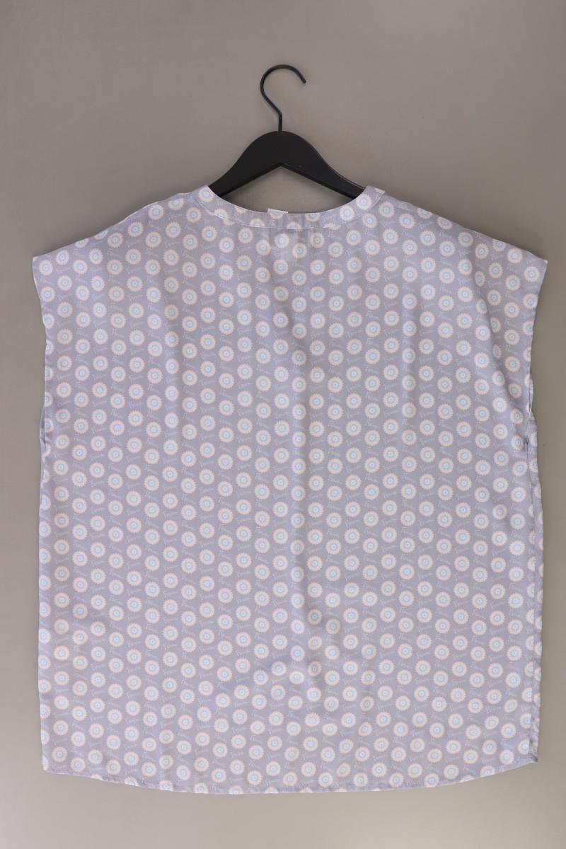 rick cardona Kurzarmbluse Gr. 46 grau aus Polyester