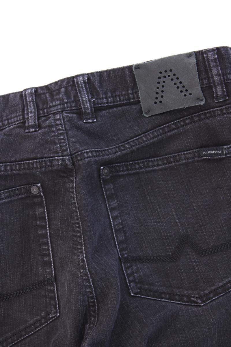 Alberto Straight Jeans für Herren Gr. W36/L34 grau aus Baumwolle