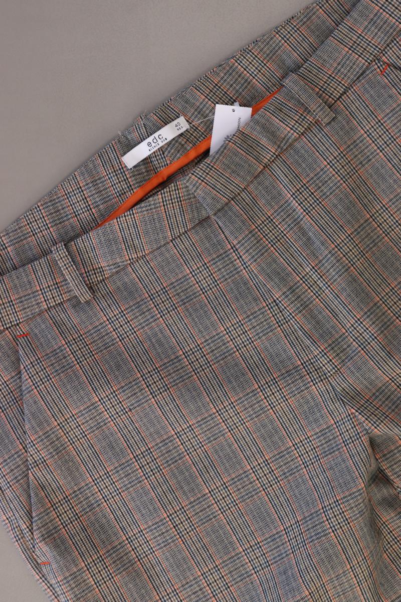 edc by Esprit Hose Gr. 40 kariert braun aus Polyester