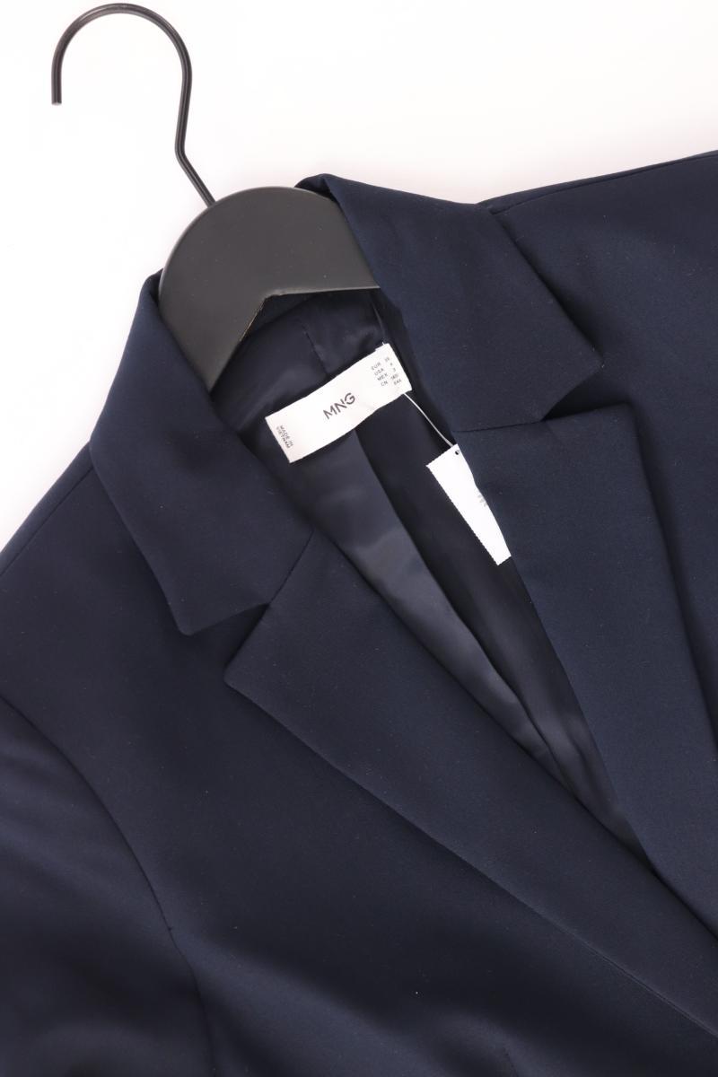 Mango Longblazer Gr. 36 blau aus Polyester