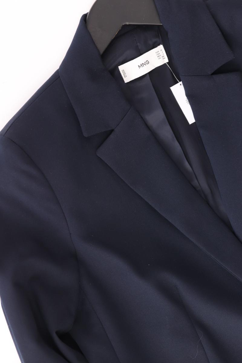 Mango Longblazer Gr. 36 blau aus Polyester