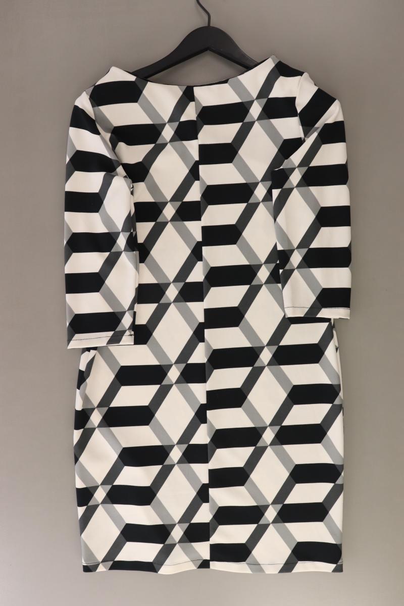 Cartoon Midikleid Gr. 36 geometrisches Muster 3/4 Ärmel creme aus Polyester