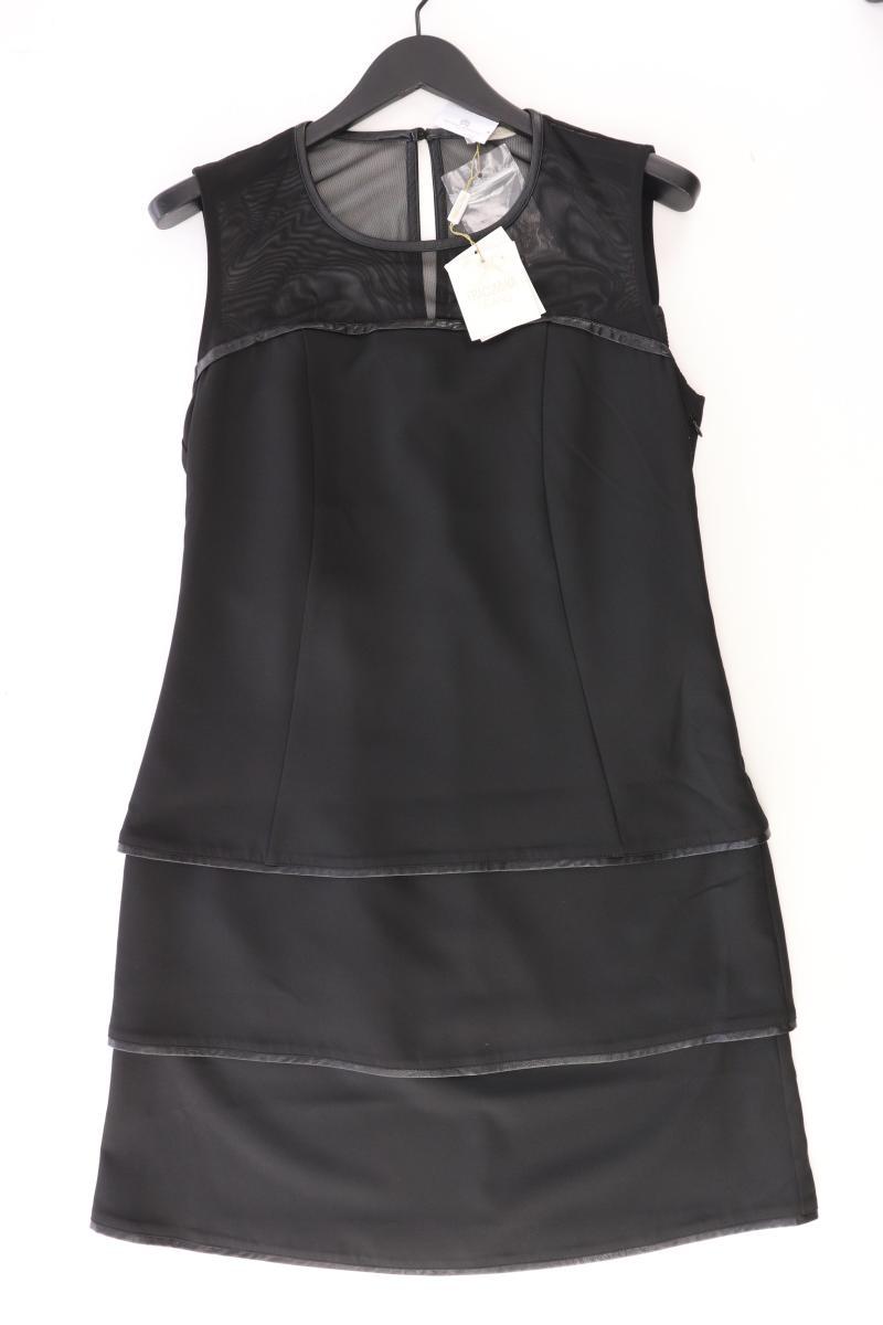 Fracomina Abendkleid Gr. L neu mit Etikett Ärmellos schwarz aus Polyester