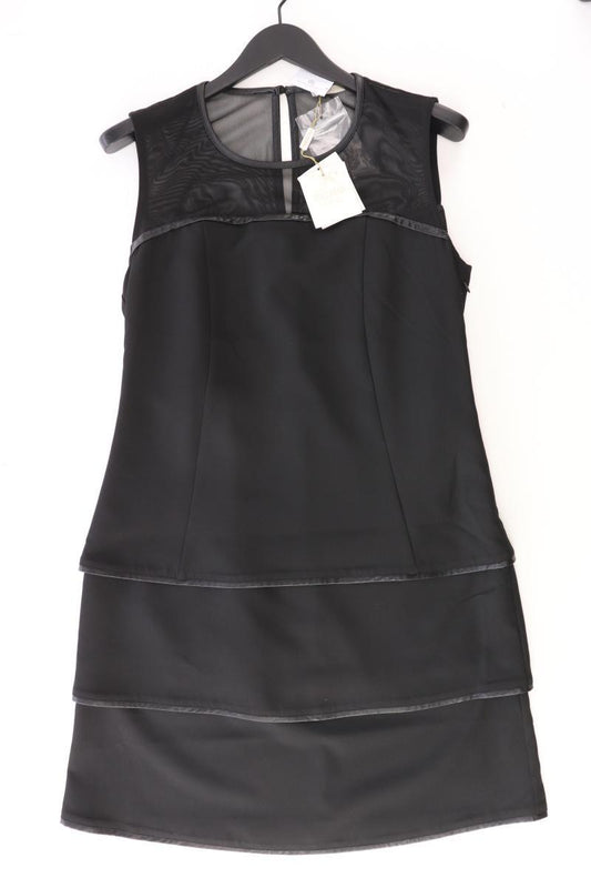 Fracomina Abendkleid Gr. L neu mit Etikett Ärmellos schwarz aus Polyester