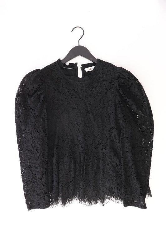 co'couture Spitzenbluse Gr. M Langarm schwarz aus Baumwolle