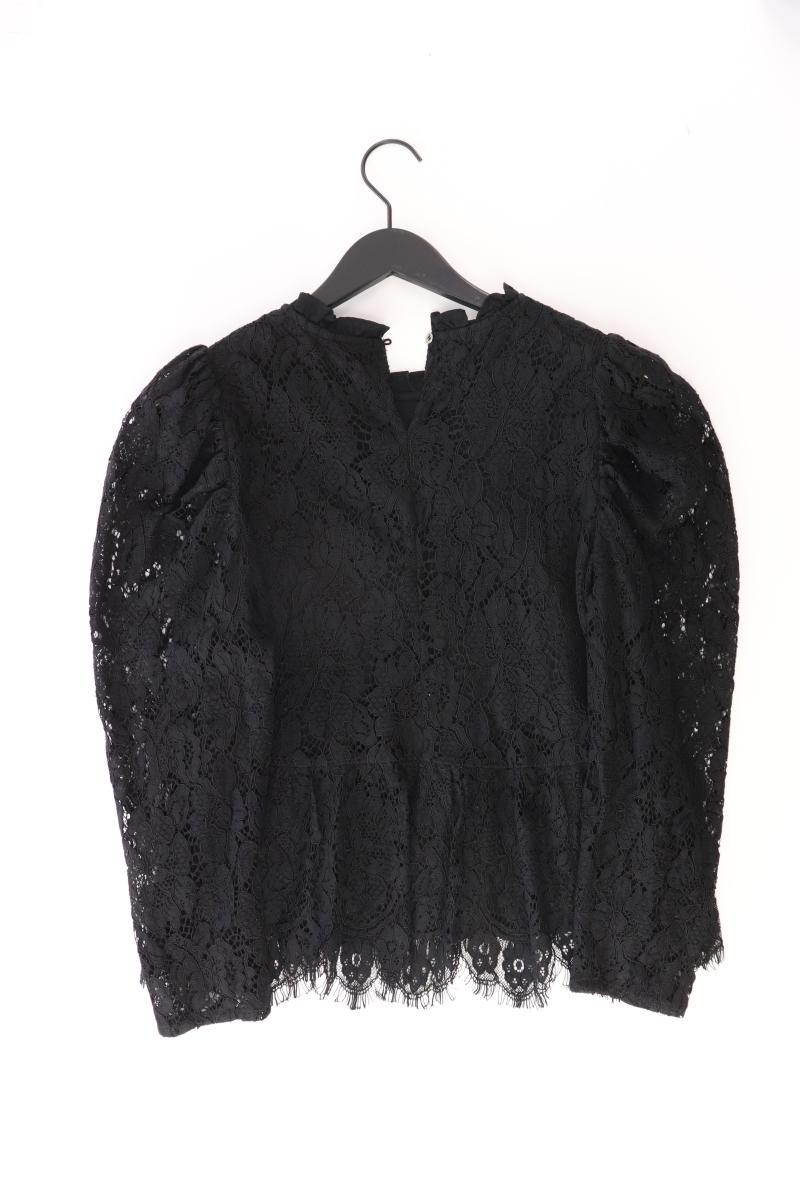 co'couture Spitzenbluse Gr. M Langarm schwarz aus Baumwolle