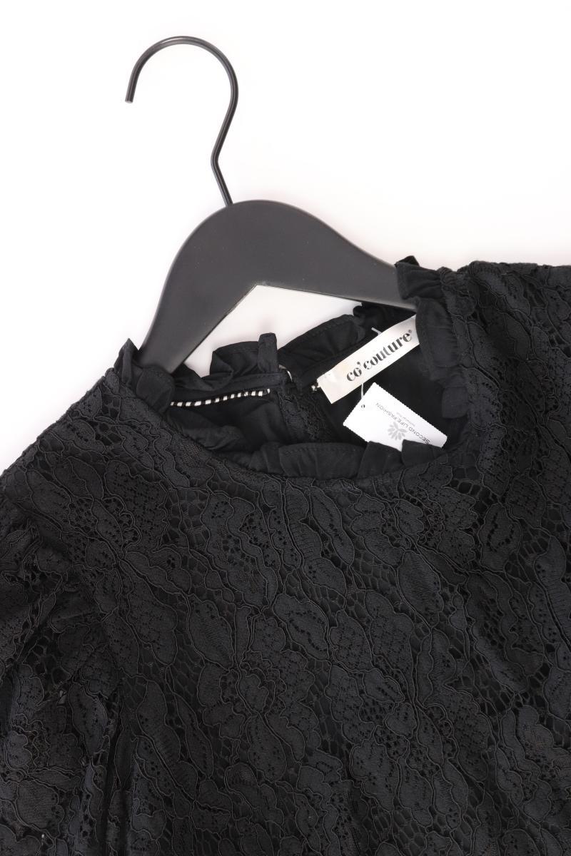 co'couture Spitzenbluse Gr. M Langarm schwarz aus Baumwolle