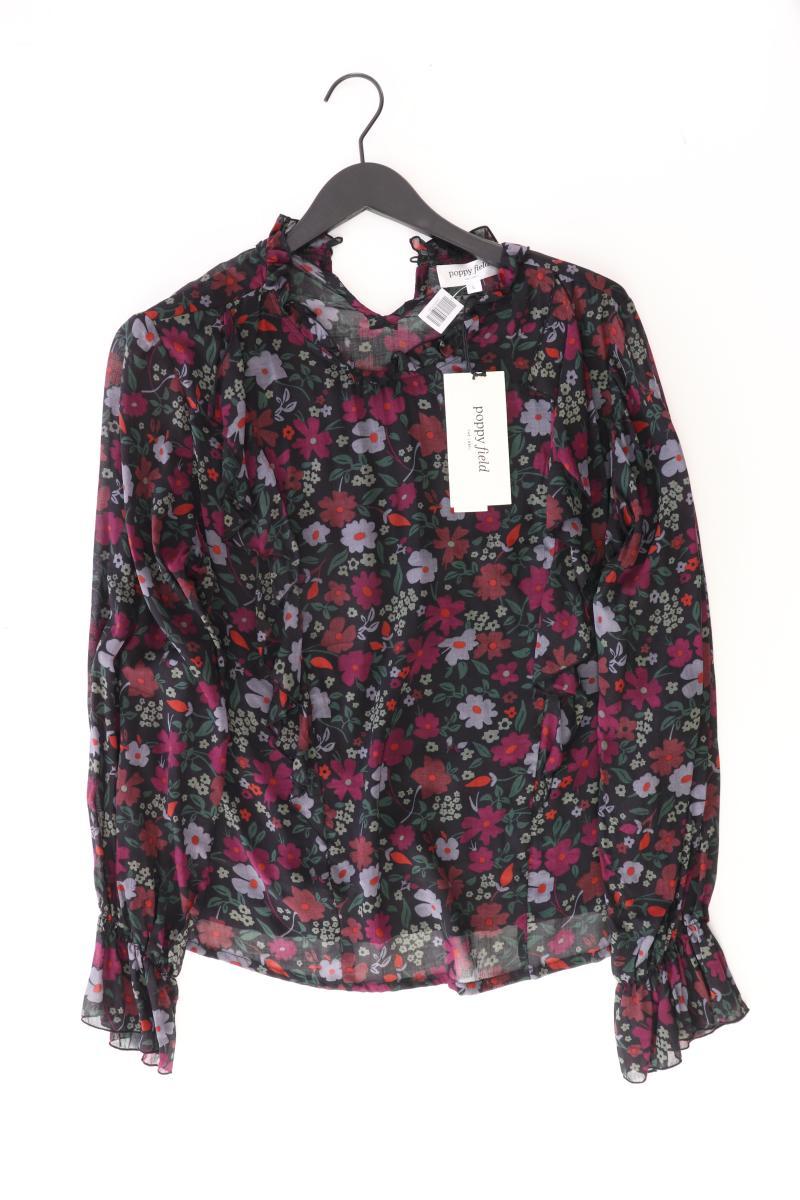 poppy field Bluse Jael Dalia Dark Gr. L mit Blumenmuster neu mit Etikett Langarm