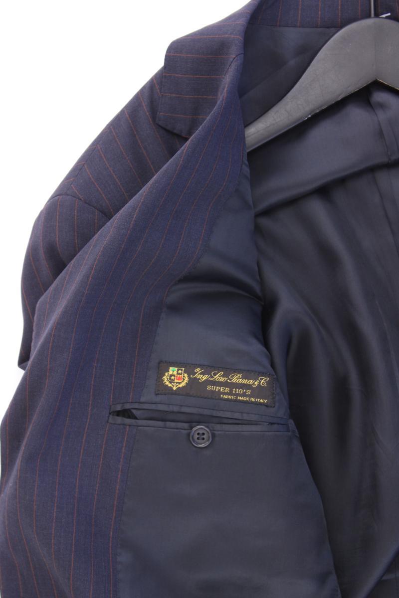 Loro Piana Wollsakko für Herren Gr. 52 gestreift blau