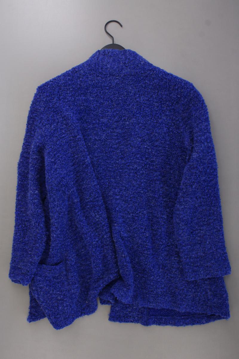 Kj BRAND Strickjacke Gr. 46 Langarm blau aus Polyacryl