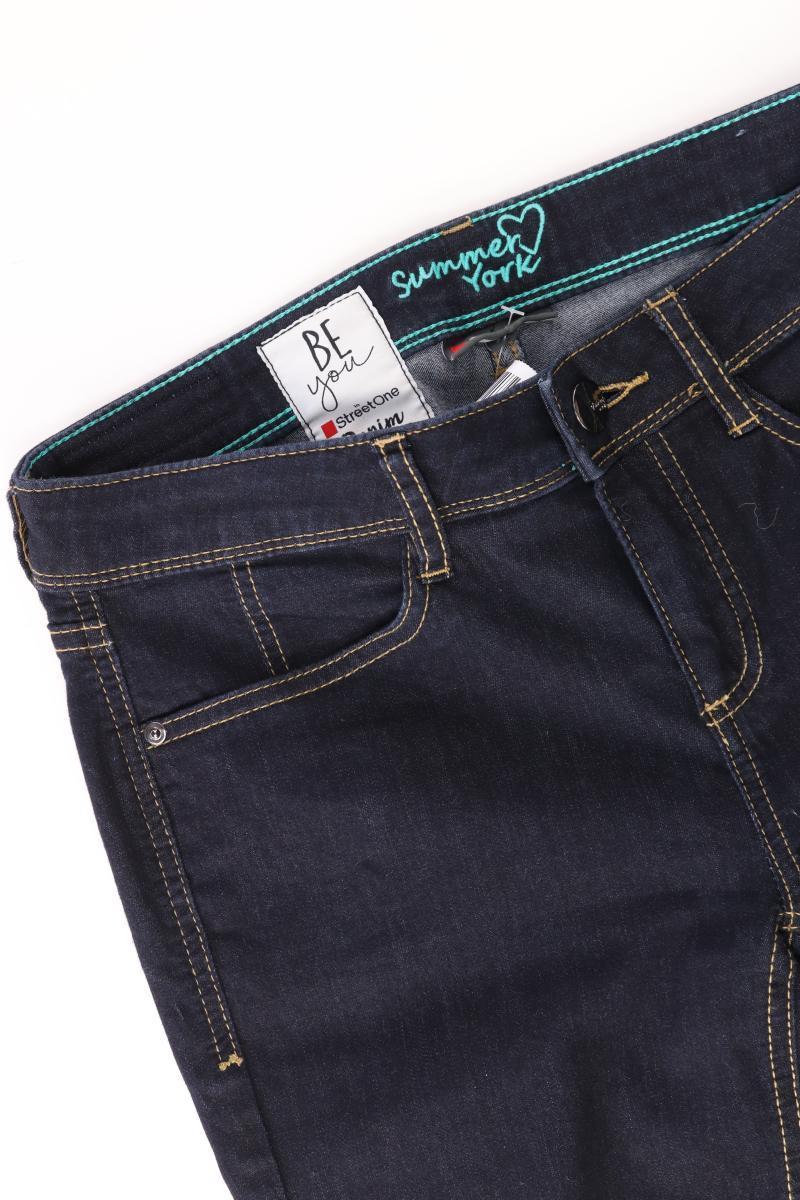 Street One Skinny Jeans Gr. W27 blau aus Baumwolle