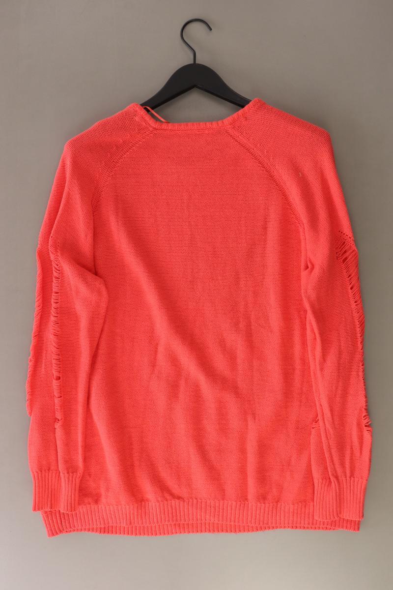 Ulla Popken Grobstrickpullover Gr. 46/48 orange aus Polyester