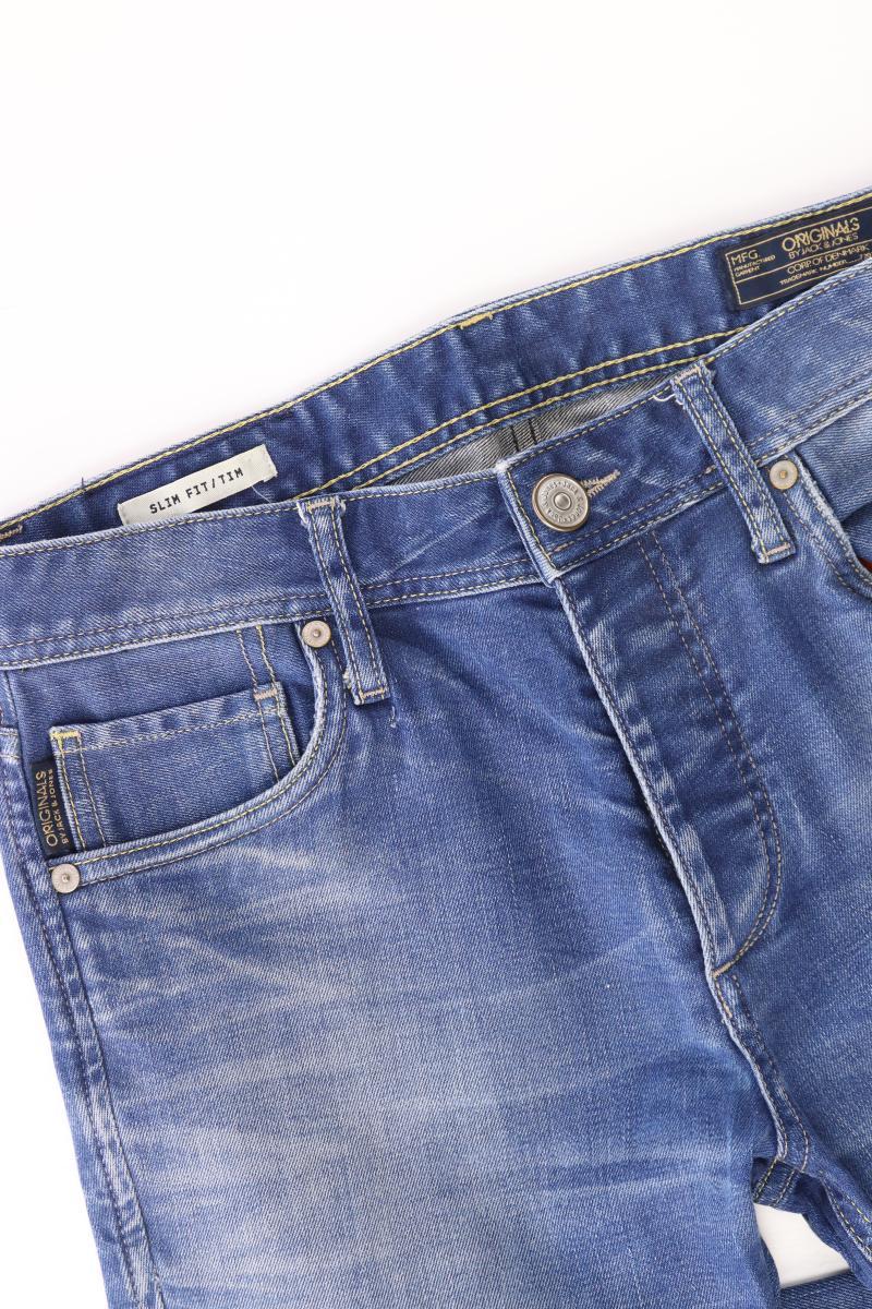 Jack & Jones Straight Jeans für Herren Gr. W28/L34 blau aus Baumwolle