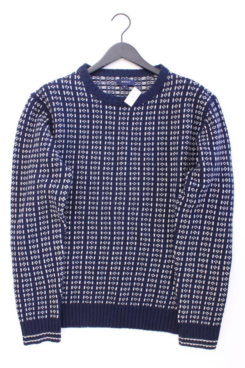 Gant Wollpullover für Herren Gr. XL blau