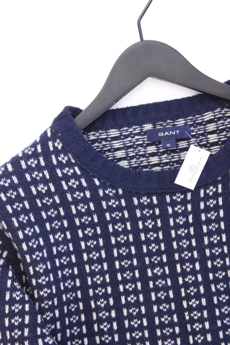 Gant Wollpullover für Herren Gr. XL blau