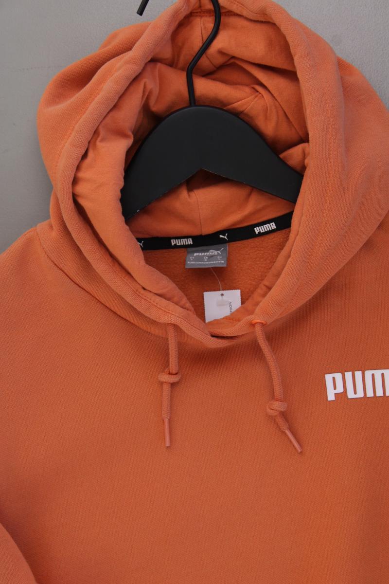 Puma Hoodie Gr. L orange aus Baumwolle