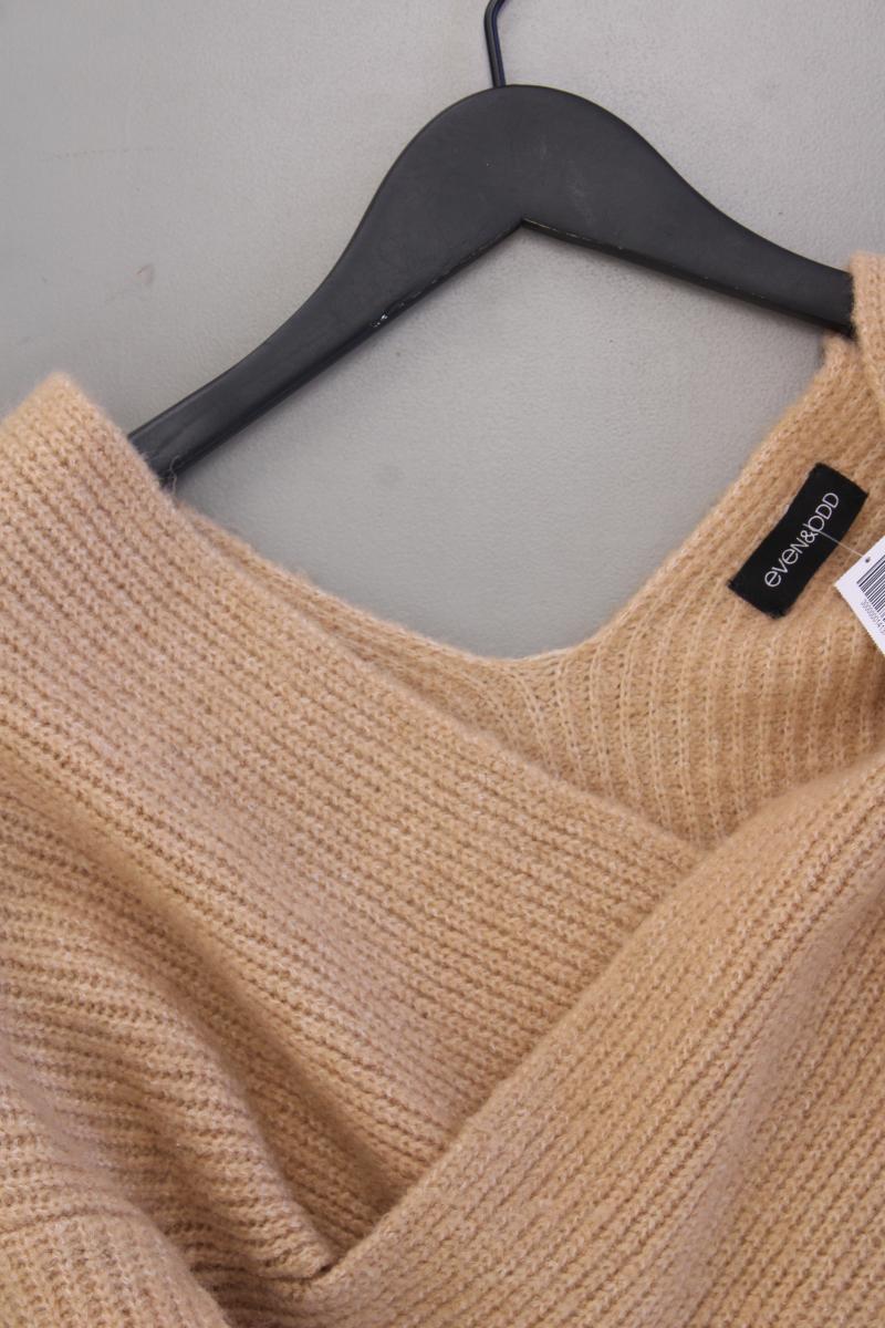 Even & Odd Grobstrickpullover Gr. XS braun