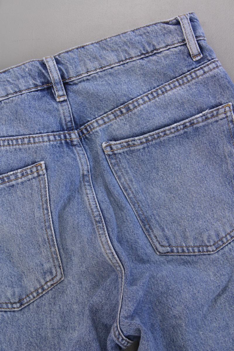 Zara Straight Jeans Gr. 36 blau aus Baumwolle