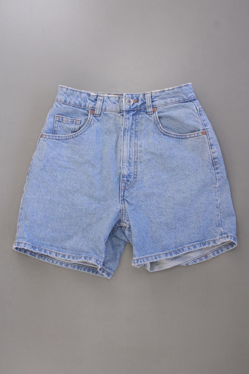 Zara Jeansshorts Gr. 36 blau aus Baumwolle