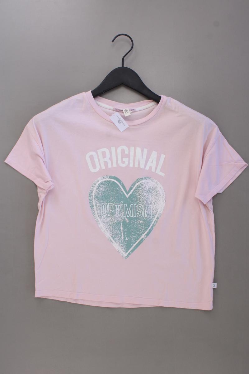 QS by s.Oliver Printshirt Gr. M Kurzarm rosa