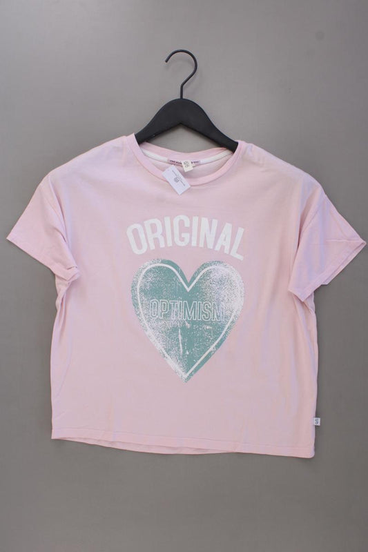 QS by s.Oliver Printshirt Gr. M Kurzarm rosa