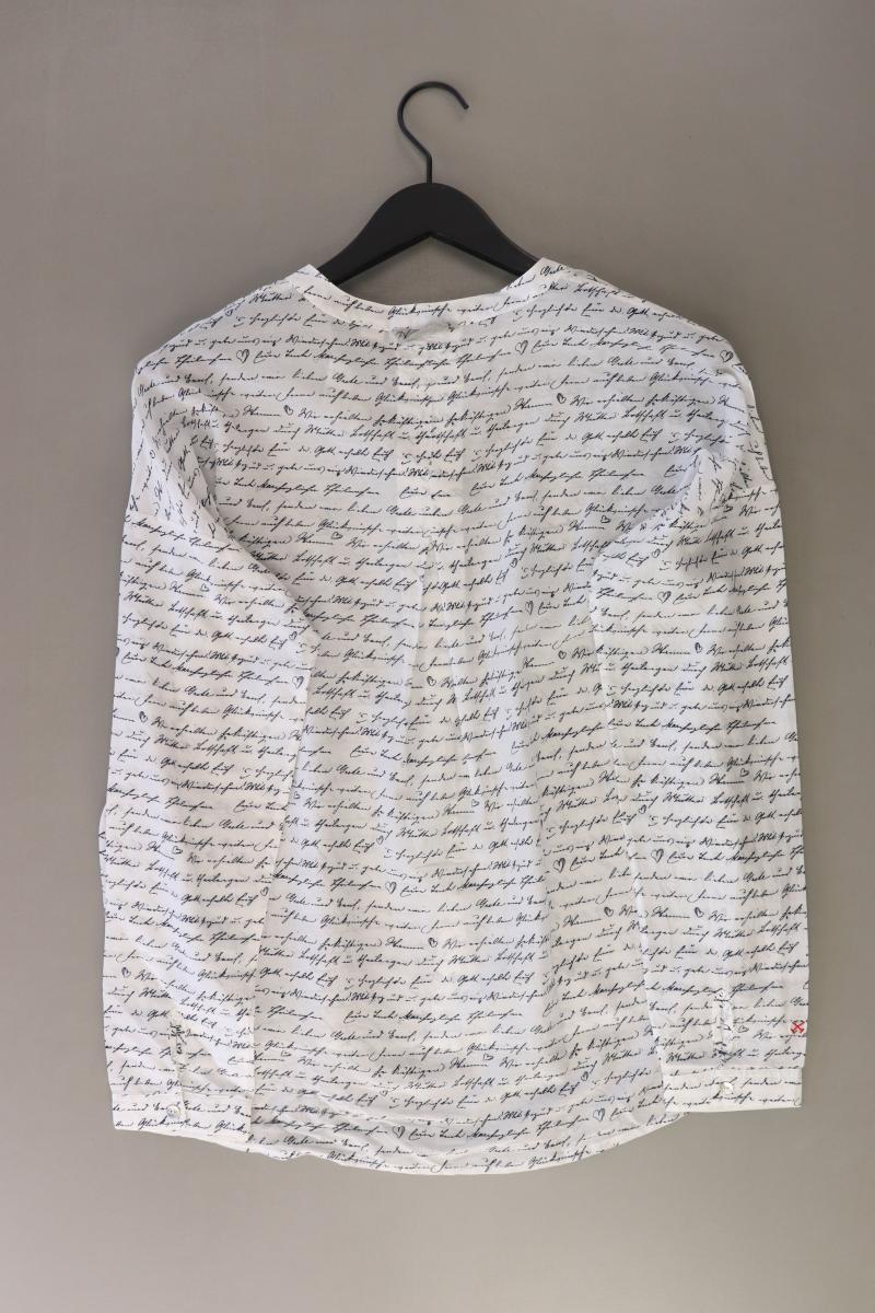 Tom Tailor Langarmbluse Gr. 38 weiß aus Viskose