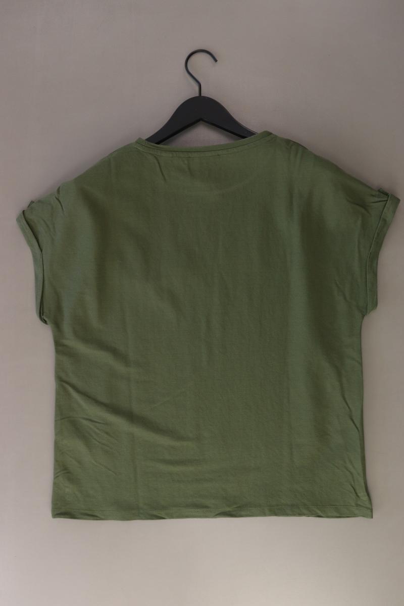 s.Oliver T-Shirt Gr. 40 Kurzarm olivgrün aus Baumwolle