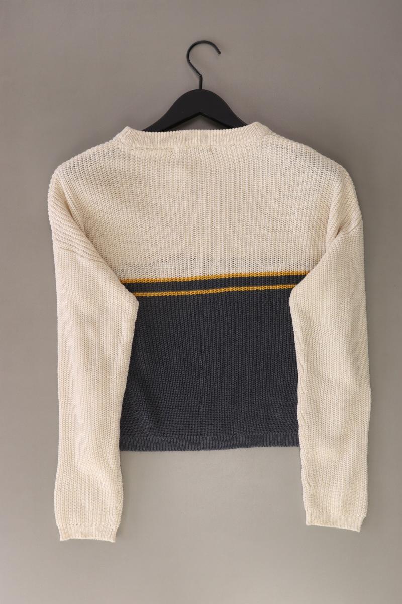 Pull&Bear Grobstrickpullover Gr. S creme aus Polyacryl