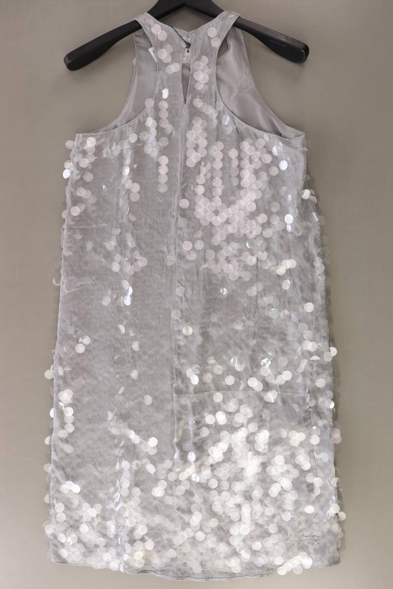 Mango Abendkleid Gr. M neu mit Etikett Ärmellos mit Pailletten grau