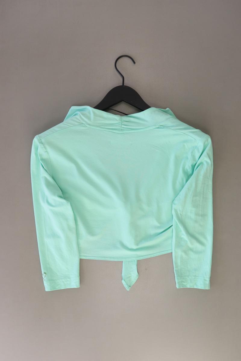 Steilmann Bolero Gr. 42 3/4 Ärmel grün aus Viskose