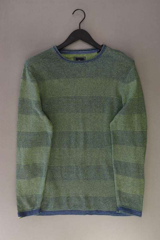 Engbers Feinstrickpullover für Herren Gr. M grün aus Baumwolle