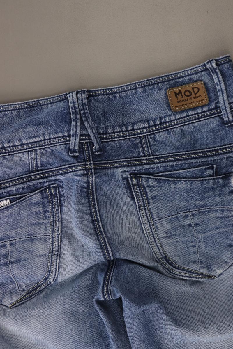 M.O.D Straight Jeans Gr. W27/L32 blau aus Baumwolle