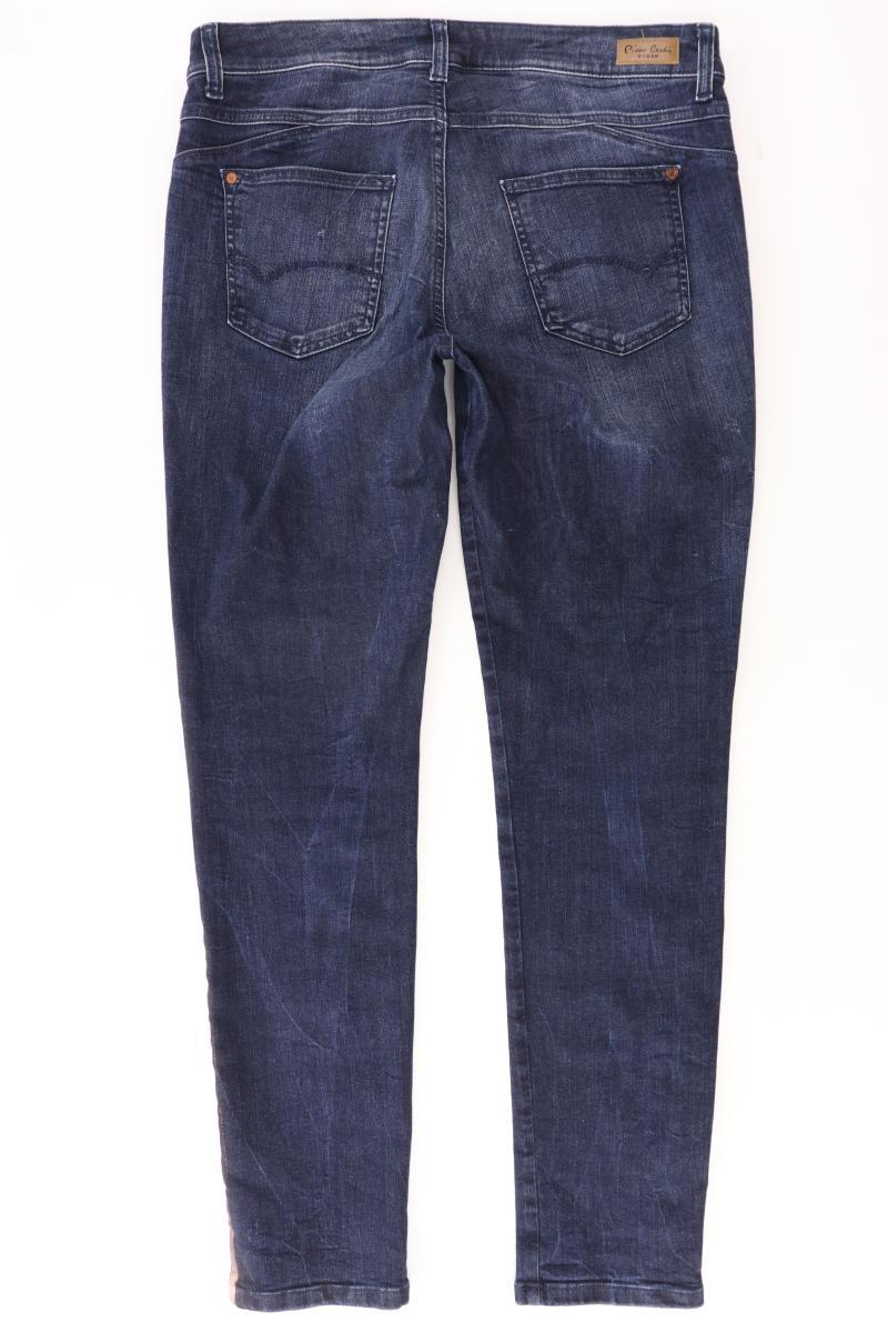 Pierre Cardin Straight Jeans Gr. Kurzgröße 42 blau aus Baumwolle