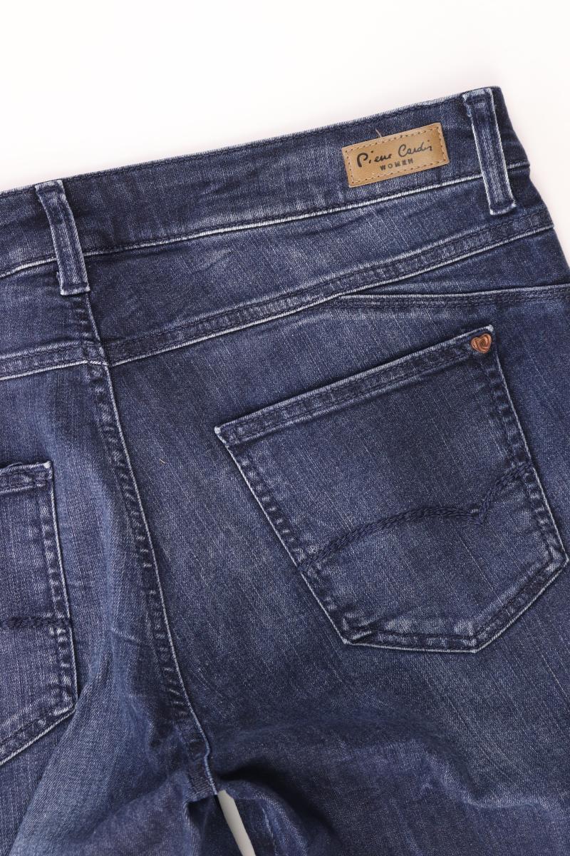Pierre Cardin Straight Jeans Gr. Kurzgröße 42 blau aus Baumwolle
