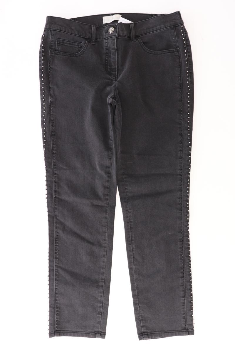 Pfeffinger Straight Jeans Gr. Kurzgröße 21 schwarz aus Baumwolle