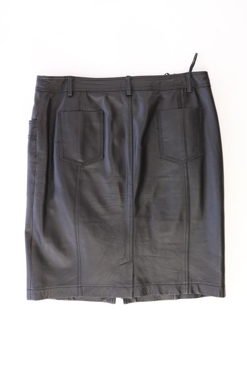 Echtlederrock Gr. Kurzgröße 22 schwarz