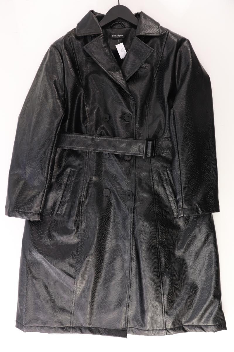 Judith Williams Trenchcoat Gr. 46 neuwertig schwarz aus Polyester